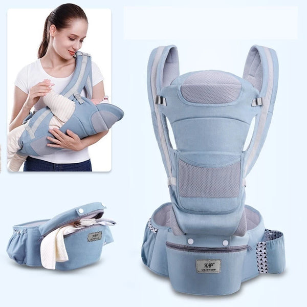 Banco De Cintura Para Bebê Canguru Bebe Passeio Varias Cores Mochila Infantil Hipseat Carrier